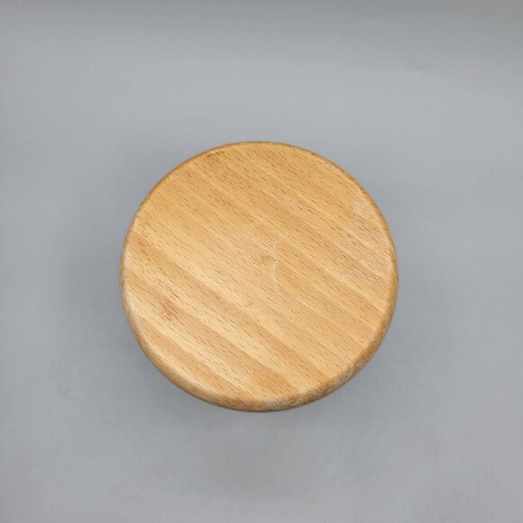 Portmeirion Welsh Dresser Hand-Painted Ceramic Jar With Wooden Lid Britain - Picture 5 of 8